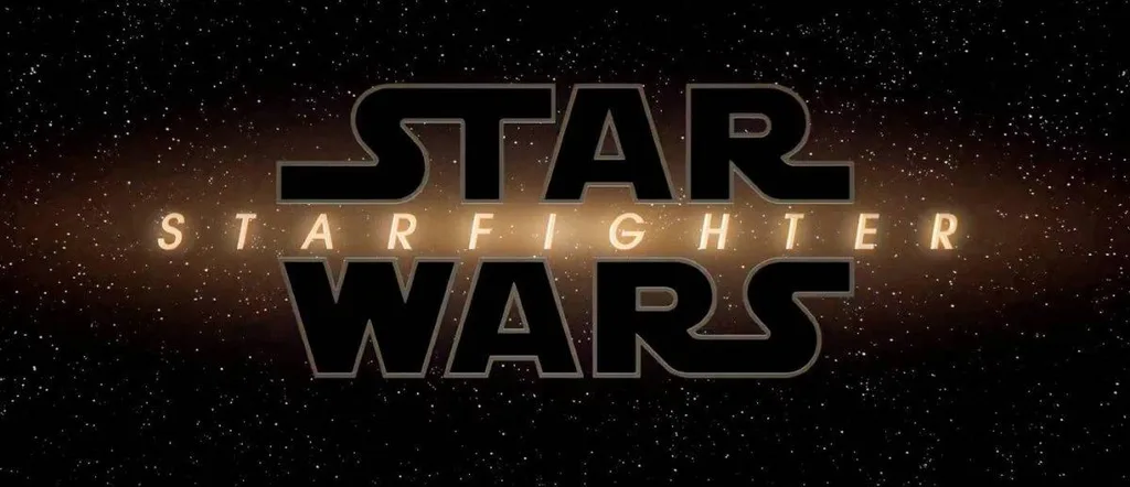 Logo oficial de Star Wars: Starfighter apresentado na D23 2026