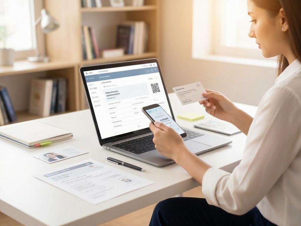 Smartphone notebook e documentos mostrando informações que podem aparecer em uma fotografia